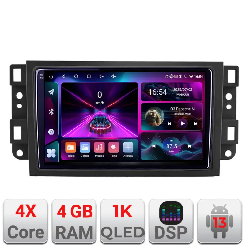Navigatie Android Chevrolet Captiva 2008-2012, 4GB RAM, 64GB, ecran InCell 1K Lichidare de stoc