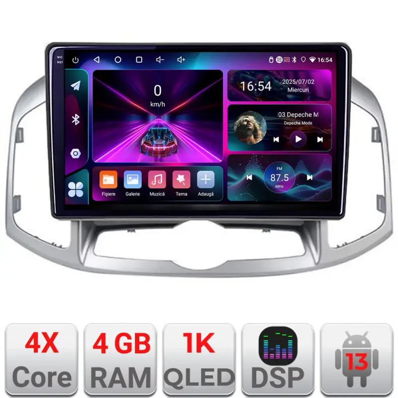Cel mai vândut Navigatie Android Chevrolet Captiva 2012-2018 4GB RAM 64GB 1K InCell