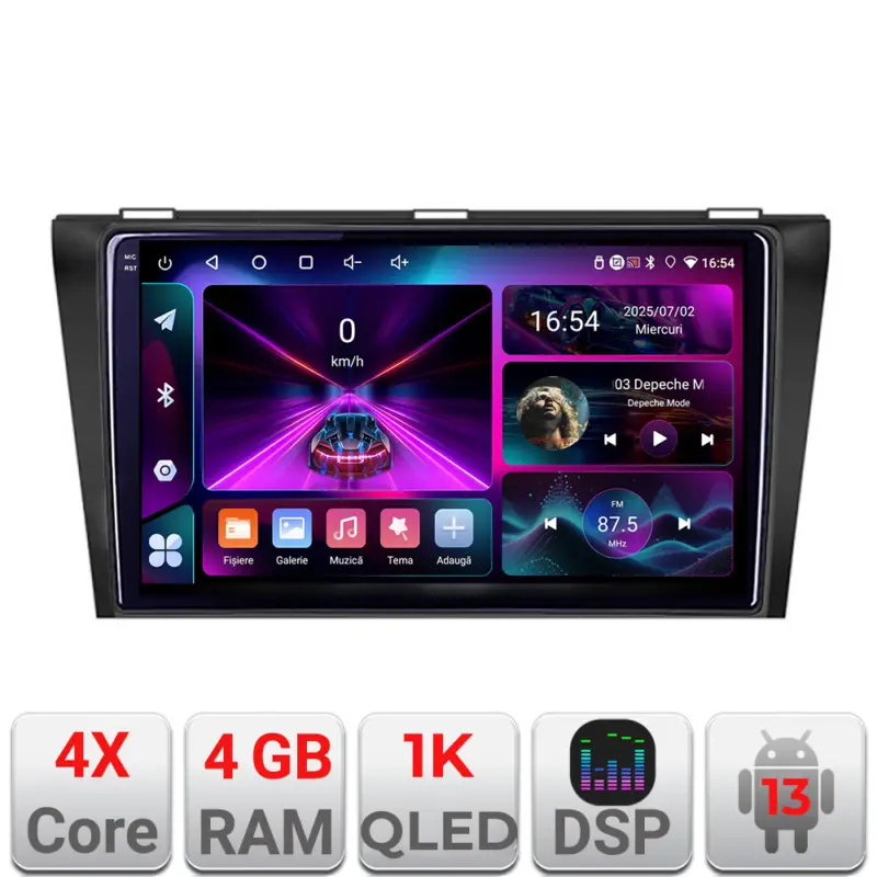 Vezi acum Navigatie Android Mazda 3 2004-2009, 4GB RAM, 64GB, ecran 1K InCell