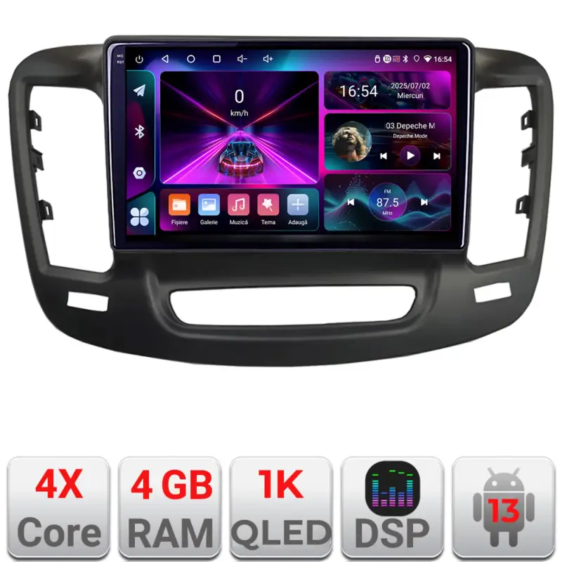Plată securizată Navigatie Android Chrysler 200 2015-2019 cu GPS, 4GB RAM, 64GB si ecran 1K