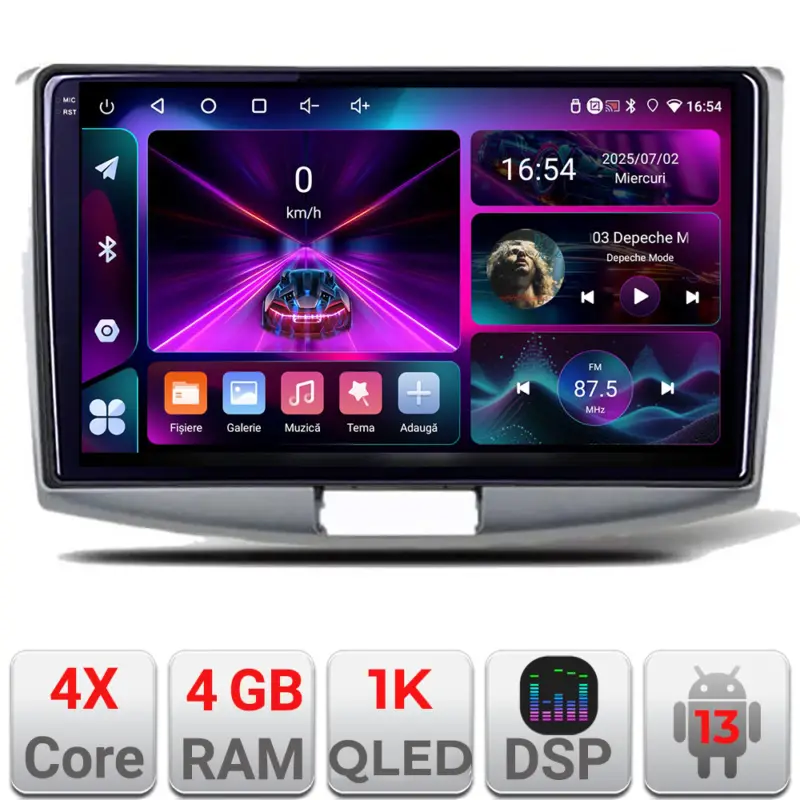 Livrare expres Navigatie VW Passat B6 B7 2009-2014 Android 13, 4GB RAM, 64GB, ecran InCell 1K