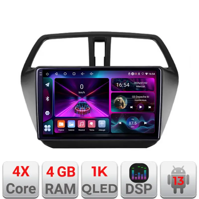 Navigație Android Suzuki S-Cross 4GB RAM 64GB, ecran InCell 1K Cel mai bun preț