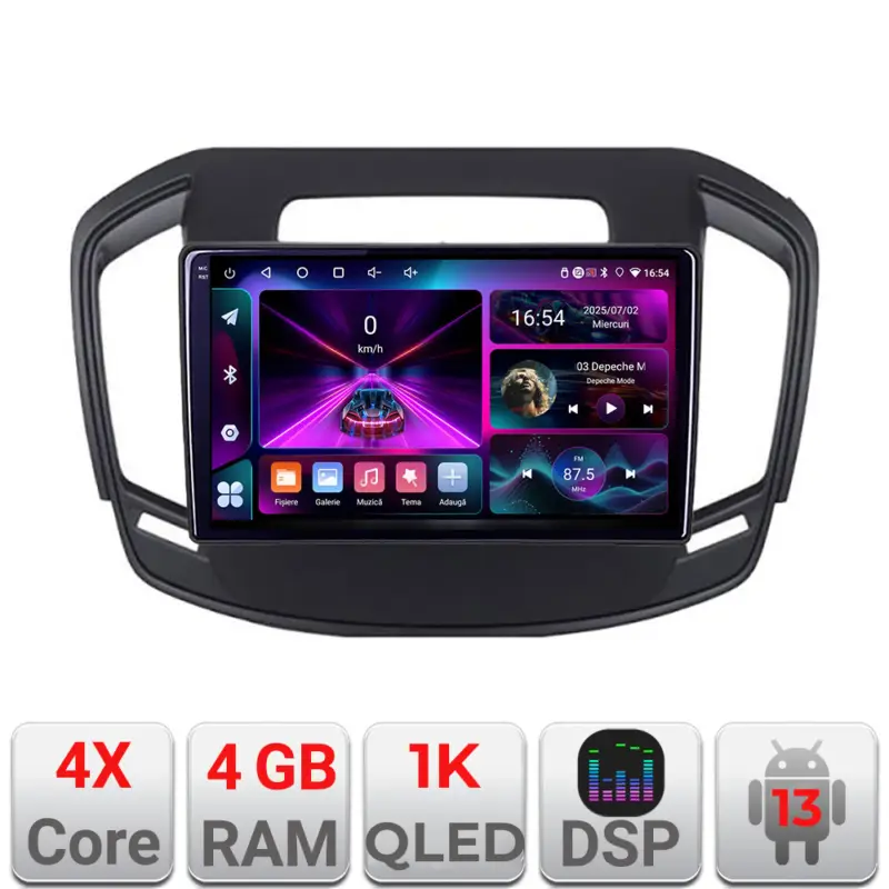 Super ofertă Navigatie Android Opel Insignia A 2014-2017, 4GB RAM, 64GB, ecran 1K InCell