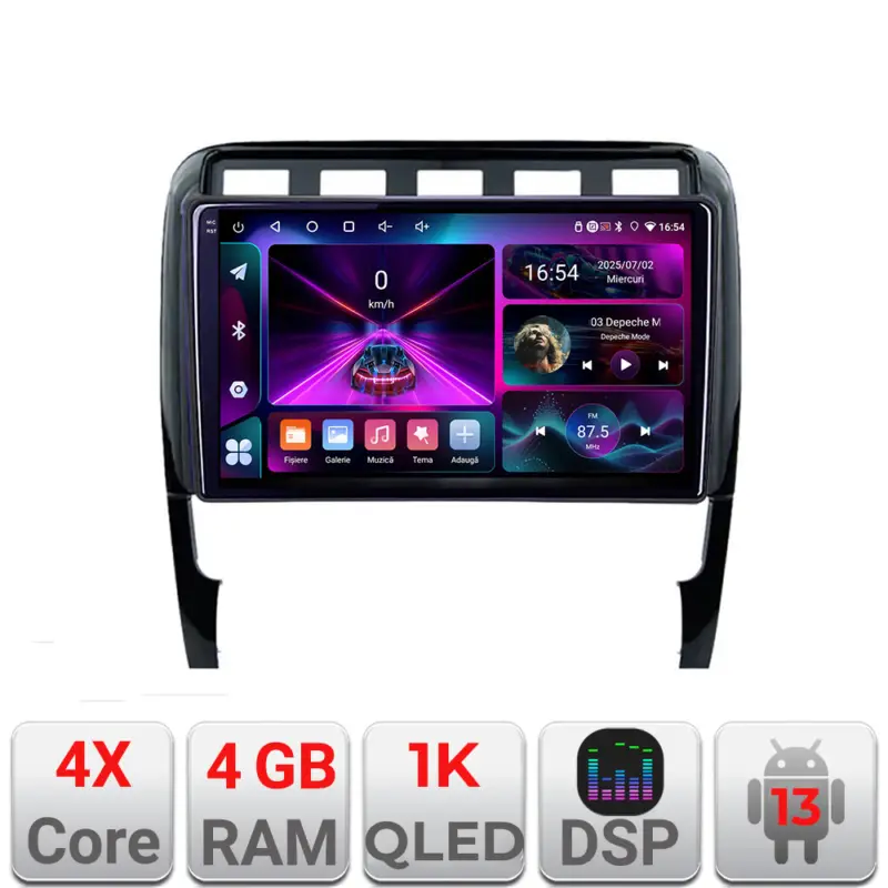 Livrare expres Navigatie dedicata Porsche Cayenne 2002-2011 Android 13, 4GB RAM, 64GB