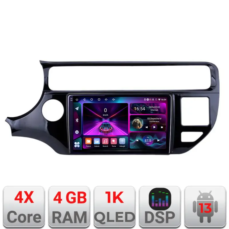 Navigație Android Kia Rio 2014-2017, 4GB RAM, 64GB, ecran 1K InCell Super ofertă