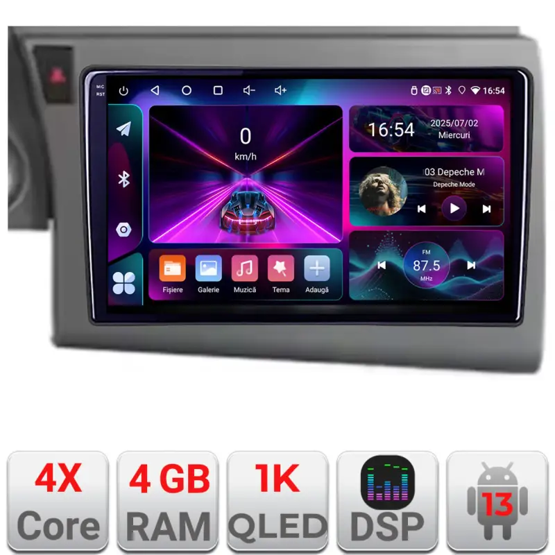Navigație Android Audi A6 C6 2004-2010, ecran 1K InCell, 4GB RAM + 64GB Preț promoțional