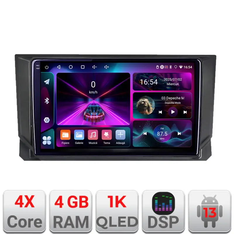 Navigatie Android pentru Seat Arona 4GB RAM 64GB, ecran InCell 1K Transport gratuit