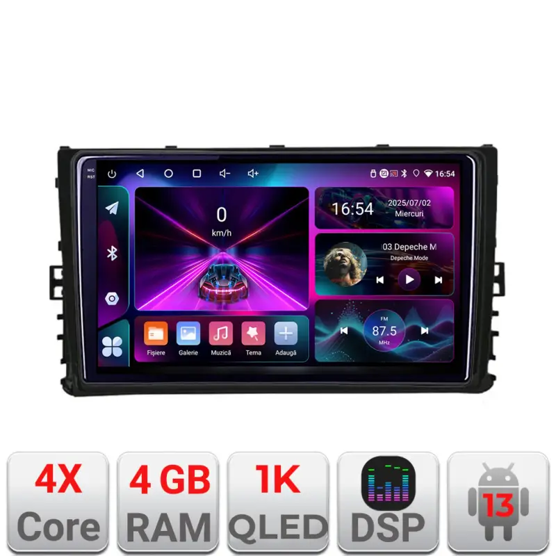 Navigație Android Toyota Auris Corolla 2017-2018, 4GB RAM, 64GB, ecran 1K Lichidare de stoc