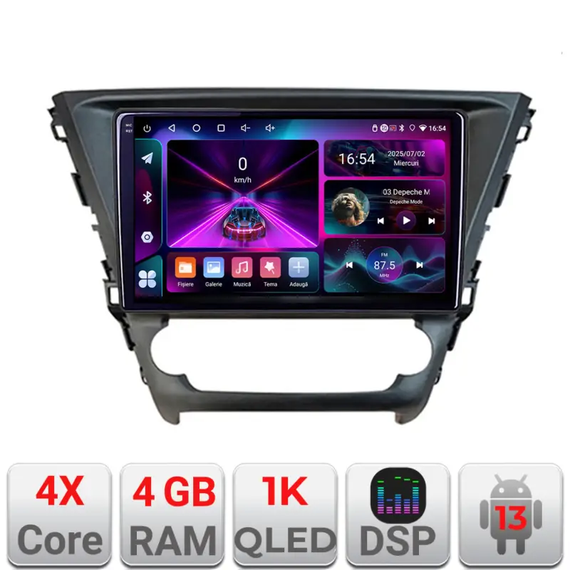 Navigație Android Toyota Avensis 2015-2019, GPS, 4GB RAM, 64GB, ecran InCell 1K Preț redus