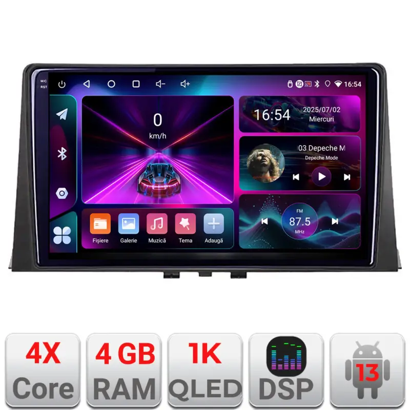 Livrare expres Navigatie Android Citroen Berlingo 2019-2021, 4GB RAM, 64GB, ecran 1K InCell
