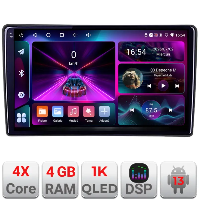 Doar azi Navigație Android Citroen C3 2018+ cu ecran 1K InCell, 4GB RAM și 64GB