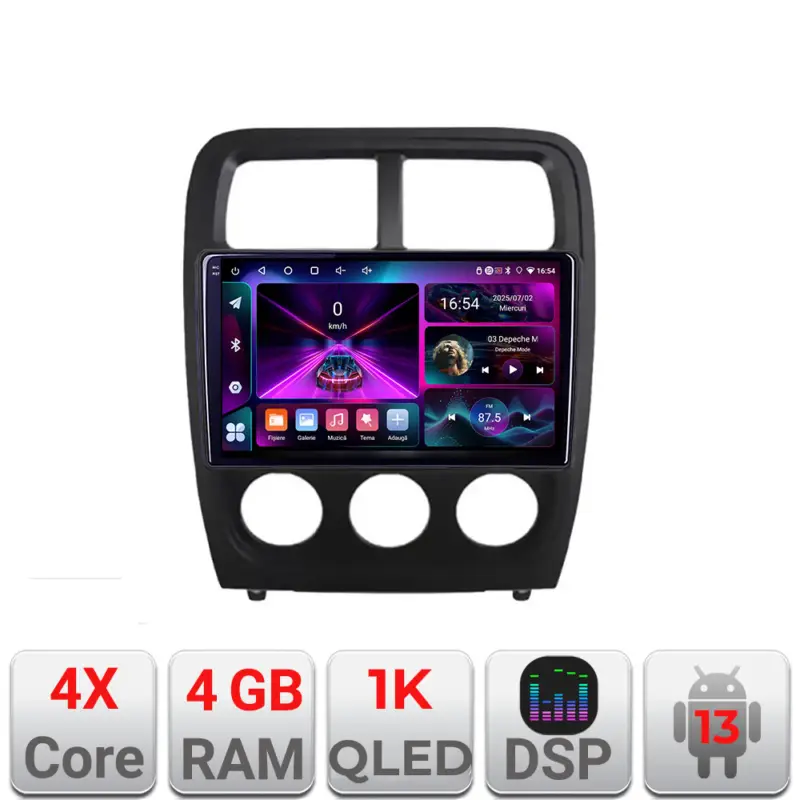 Bestseller Navigație Android Dodge Caliber 2010-2012, 4GB RAM 64GB, ecran 1K InCell
