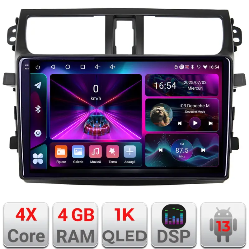 Navigație Android Suzuki Celerio 2014-2021, 4GB RAM, 64GB, ecran InCell 1K Chilipir