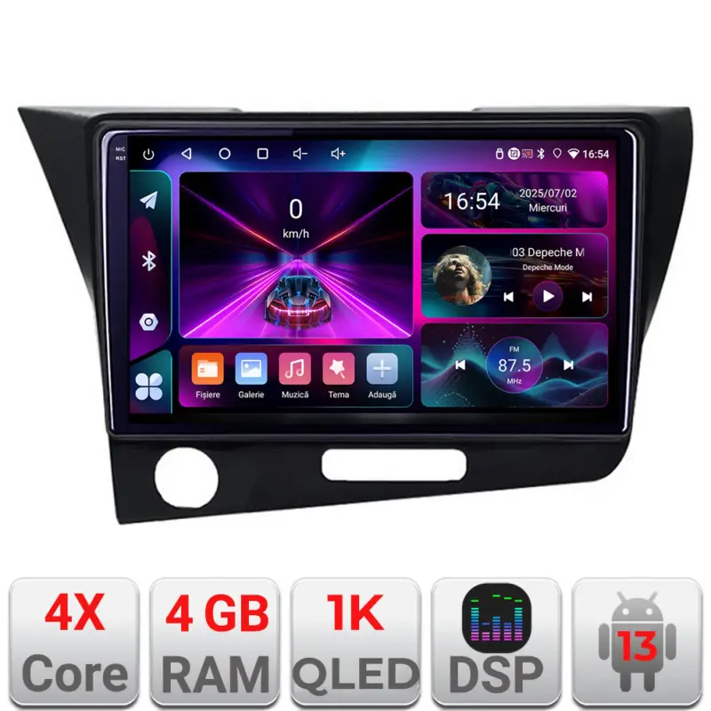 Navigatie Android Honda CR-Z 2006-2013, 4GB RAM, 64GB, ecran 1K InCell Lichidare de stoc
