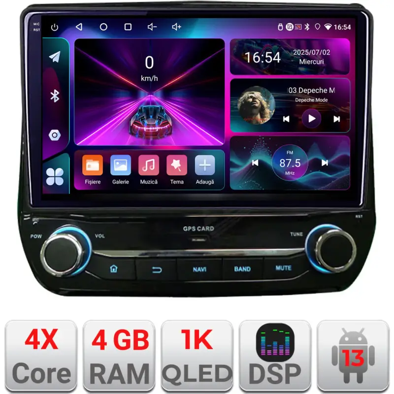Doar azi Navigație dedicată Ford Fiesta 2017-2022 Android GPS 4GB+64GB InCell 1K
