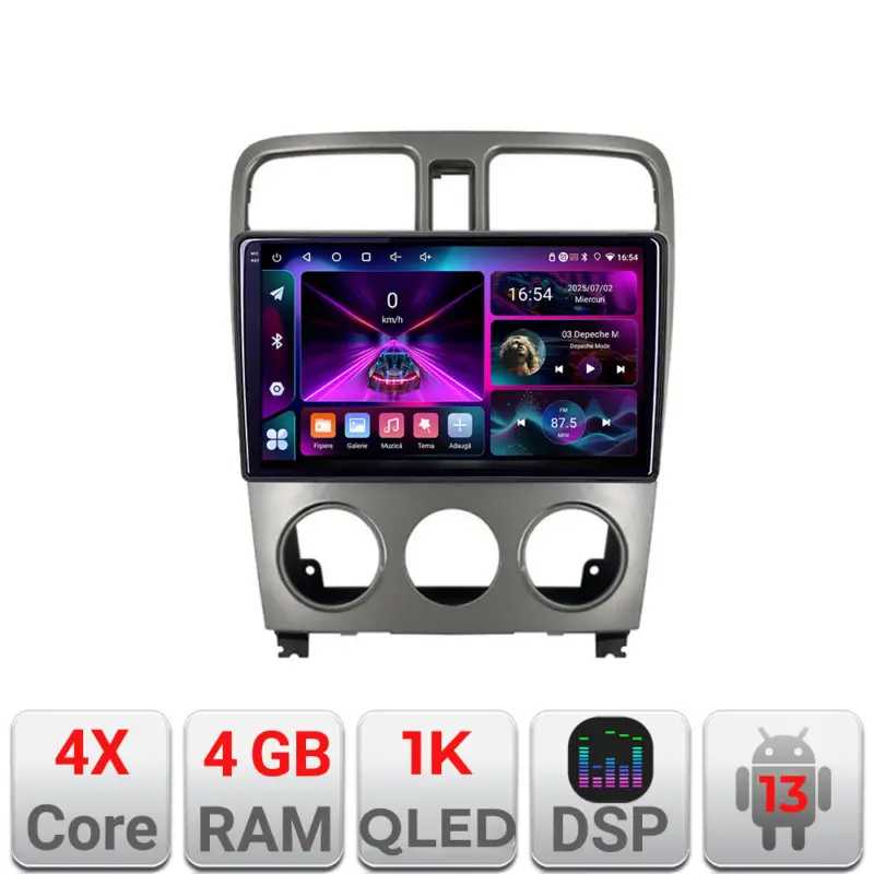 Navigație Android Subaru Forester 2004-2008, 4GB RAM, 64GB, ecran 1K InCell Calitate înaltă