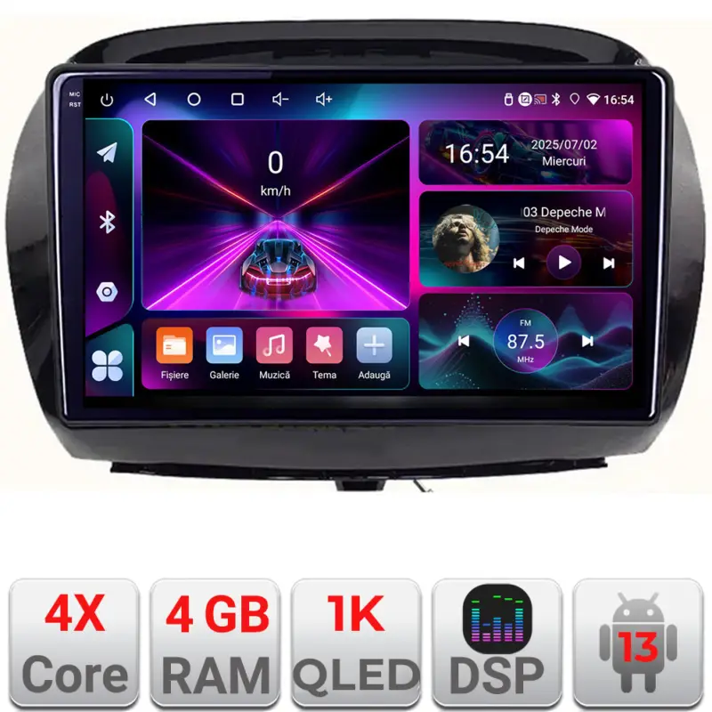 Navigație dedicată Honda FR-V 2004-2009 Android GPS 4GB+64GB InCell 1K Cel mai vândut