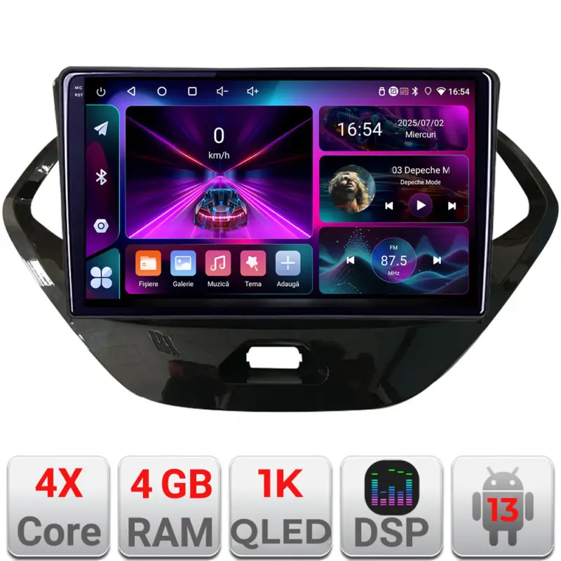 Navigație Android Ford KA 2015-2020 cu GPS, Internet, 4GB RAM și 64GB Cumpărături sigure