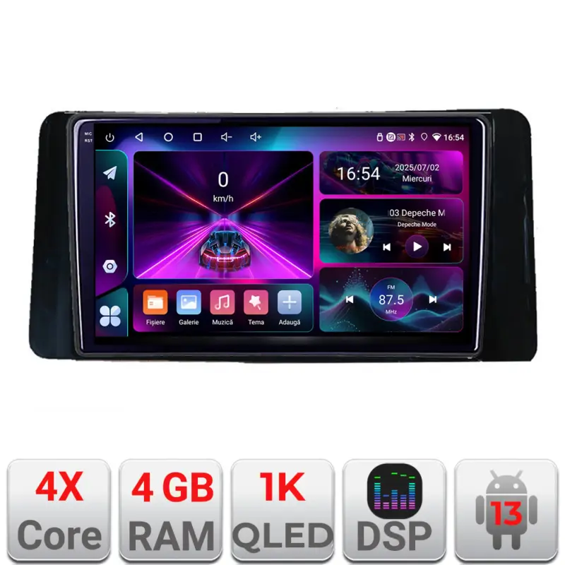 Doar azi Navigație Android Skoda Kamiq 2019+ cu GPS, internet, 4GB RAM și 64GB