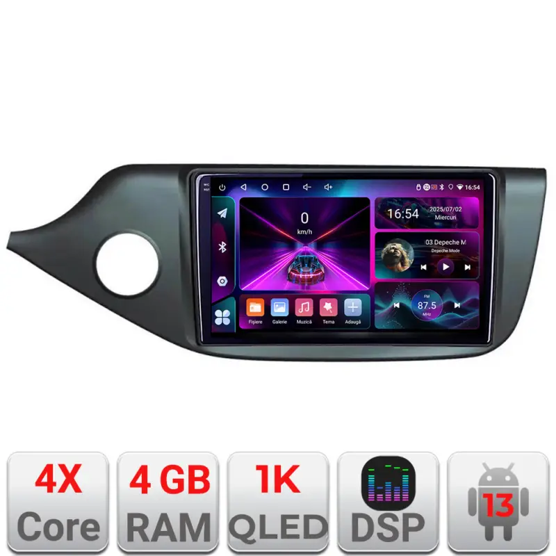 Navigație Android Kia Ceed 2012-2018, 4GB RAM, 64GB, ecran InCell 1K Reducere de preț