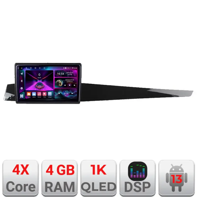 Navigație Android Renault Laguna 3 cu GPS, internet, 4GB RAM și 64GB Vezi acum