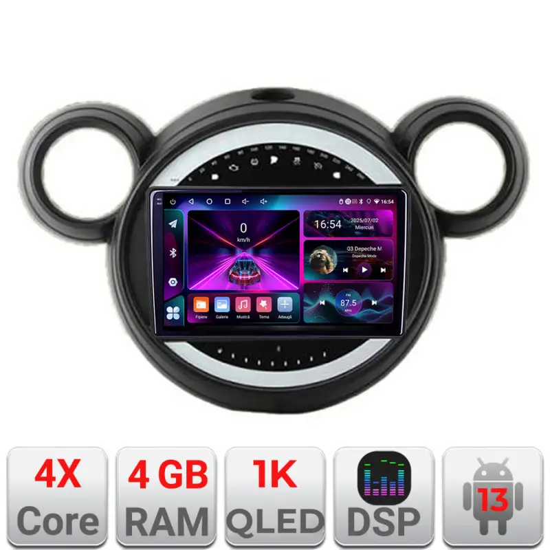 Navigatie Android Mini Cooper 2011-2015 CIC 4GB+64GB ecran 1K InCell Discount