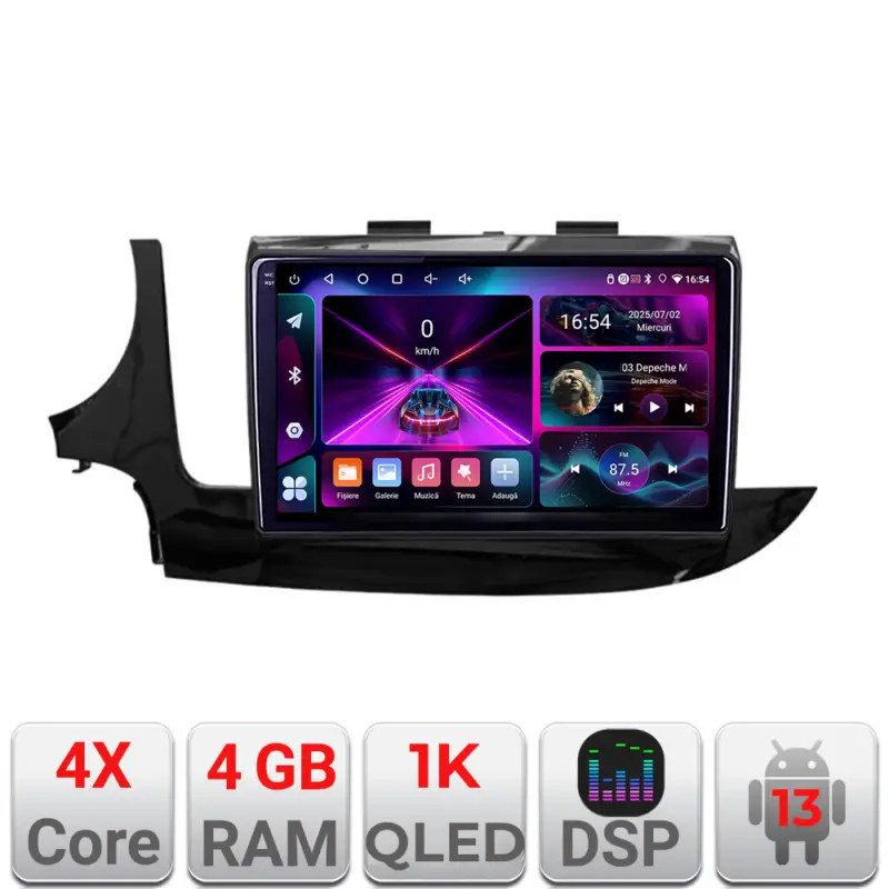 Navigatie Opel Mokka 2016+ Android 13, 4GB RAM, 64GB, ecran 1K InCell Lichidare de stoc