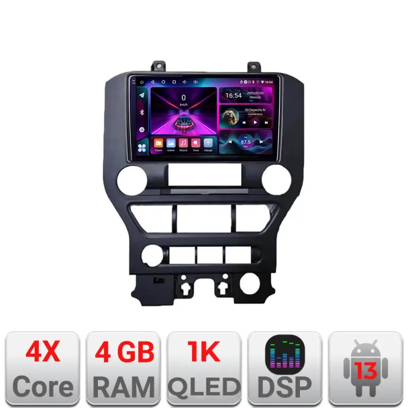 Navigatie Android Ford Mustang 2015-2020, 4GB RAM, 64GB, ecran 1K Retur gratuit