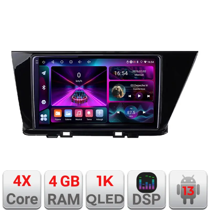 Vezi acum Navigatie Android Kia Niro 2017+ cu GPS, 4GB RAM, 64GB si ecran QLED 1K