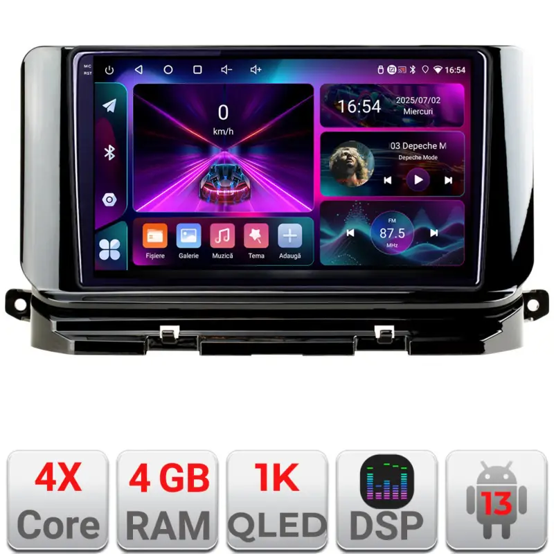 Mai ieftin Navigatie Android Skoda Octavia 4 2020-2024, 4GB RAM, 64GB, ecran InCell 1K
