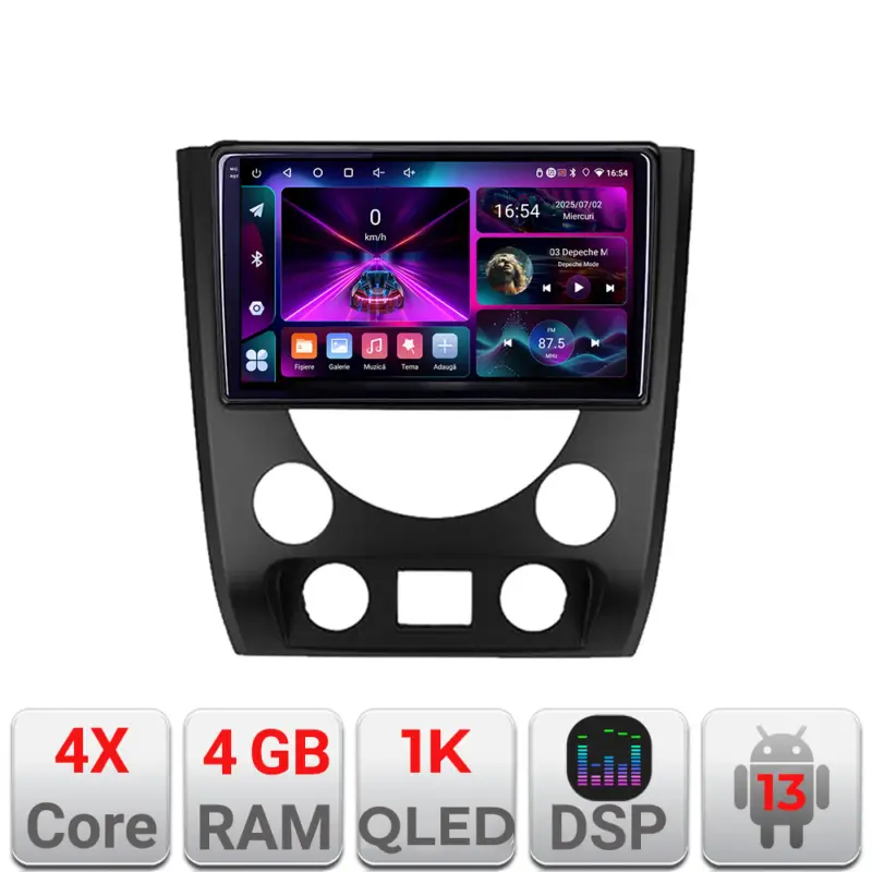 Navigație Android SsangYong Rexton 2013-2016, GPS, 4GB RAM, 64GB, ecran 1K Livrare rapidă