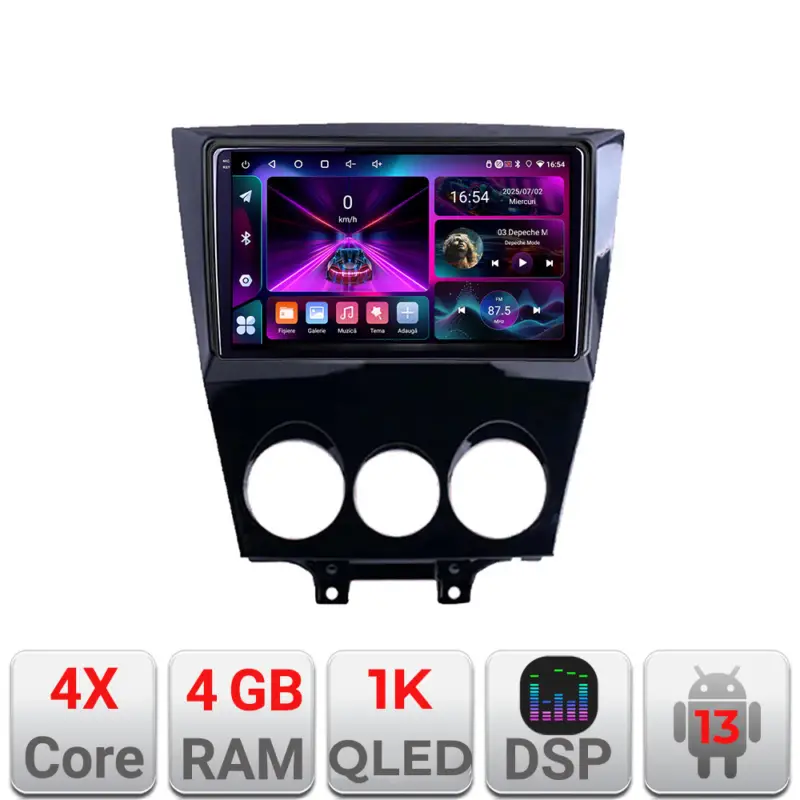 Navigatie Android Mazda RX-8 2003-2008, 4GB RAM, 64GB, ecran 1K Vezi acum