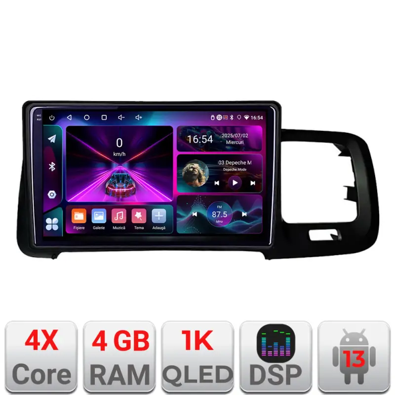 Reducere Navigație Android Volvo S60/V60 2014-2018 Sensus Connect, 4GB+64GB