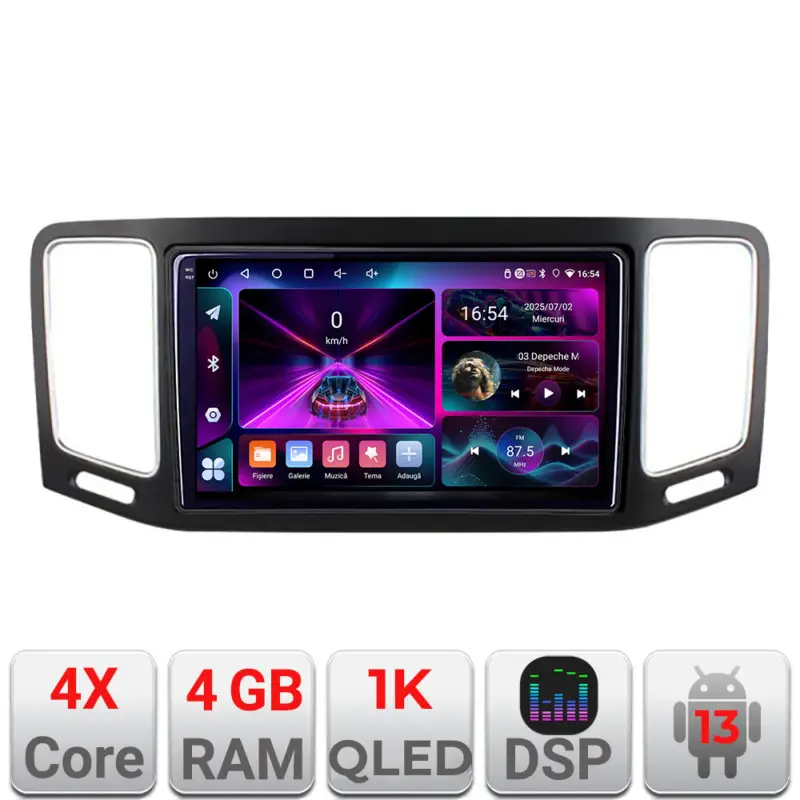 Navigatie dedicata VW Sharan 2011-2020, Android 13, 4GB RAM, 64GB, ecran 1K Expediere rapidă