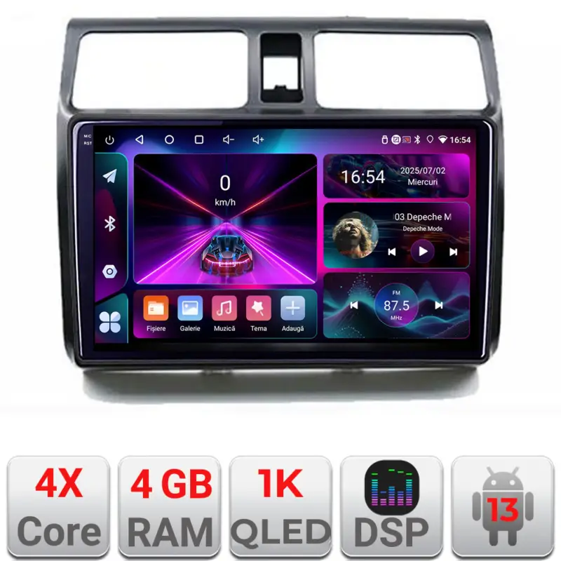 Navigație Suzuki Swift 2003-2010 Android 13, 4GB RAM, 64GB, ecran 1K InCell Cumpără online