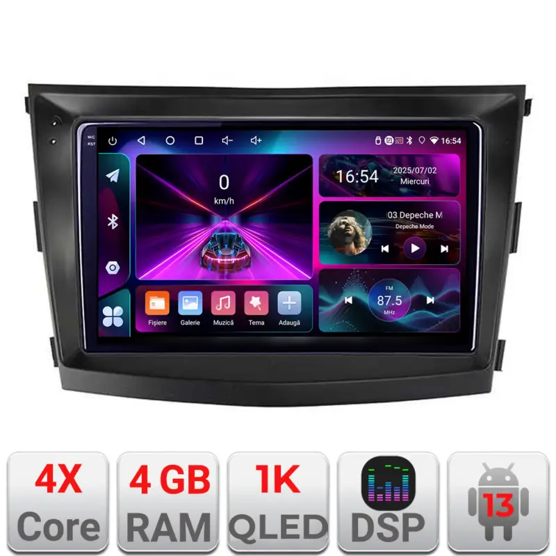 Cel mai bun preț Navigatie Android SsangYong Tivoli 2015-2019, 4GB RAM, 64GB, ecran 1K InCell