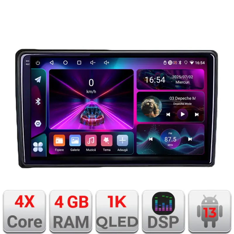 Plată securizată Navigație Android 13 Ford Transit, Focus, Kuga 4GB RAM 64GB 1K