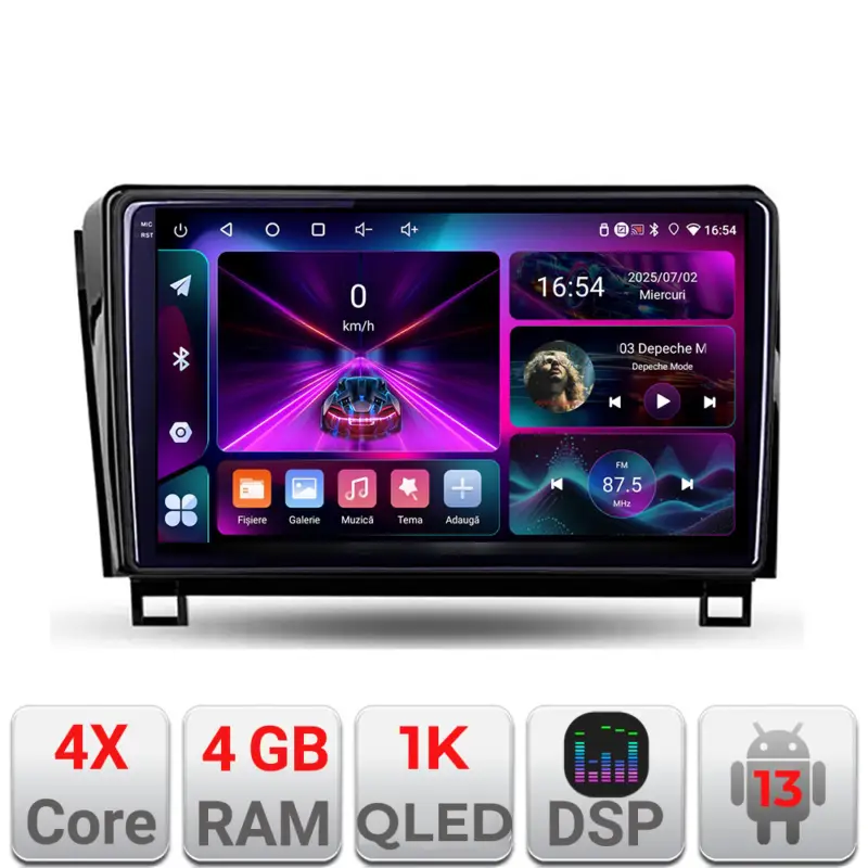 Retur gratuit Navigatie Android Toyota Tundra 2007-2013, 4GB RAM, 64GB, ecran 1K