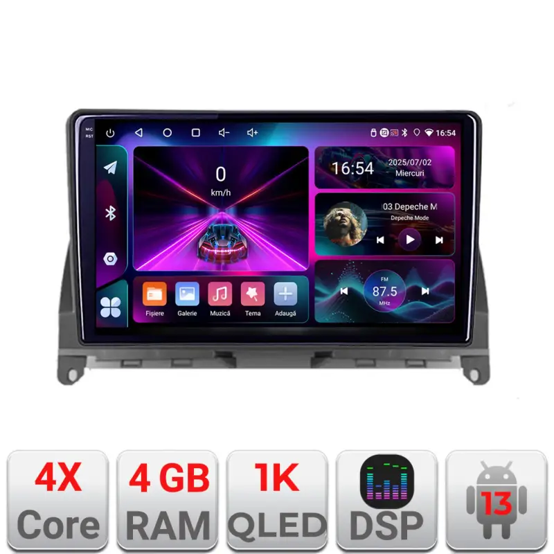 Reduceri Navigație Android Mercedes W204 2008-2012, 4GB RAM, 64GB, ecran InCell 1K