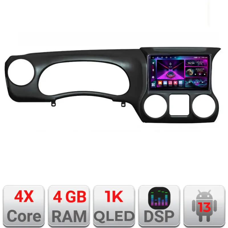 Plată sigură Navigatie Android Jeep Wrangler 2011-2017, 4GB RAM, 64GB, ecran 1K InCell