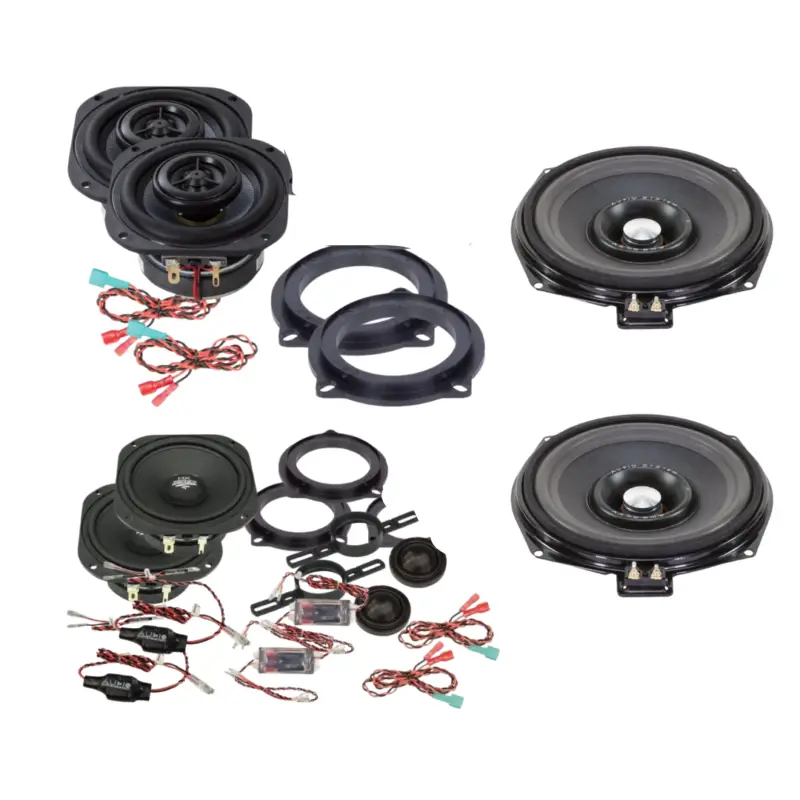 Comandă acum Pachet audio dedicat BMW Seria E/F/G cu difuzoare si subwoofere plug & play