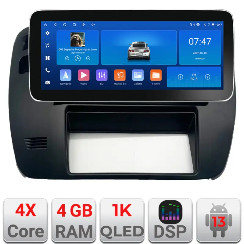 Navigație Nissan Patrol 2000-2005, 12.3 inch, 4GB RAM, CarPlay și Android Auto Ofertă exclusivă