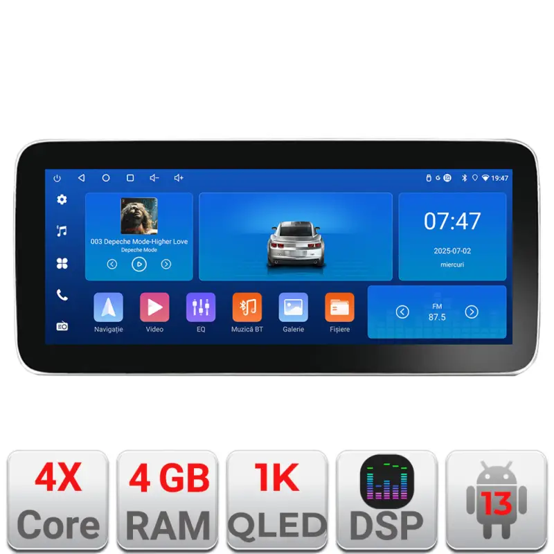 Popular Navigatie Ford Focus Mondeo S-Max Galaxy 12.3 inch 4GB+64GB CarPlay