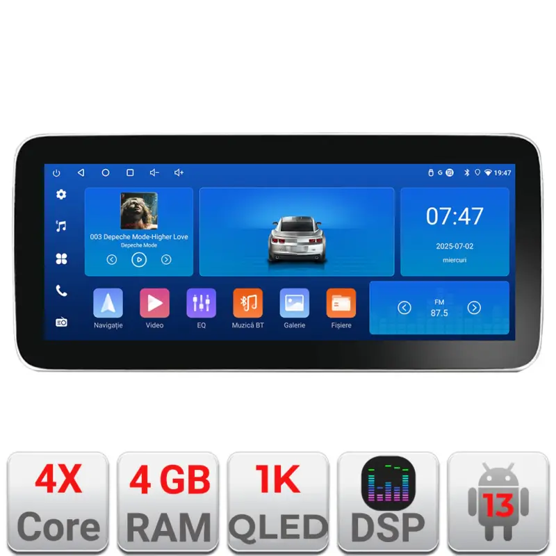 Reduceri Navigatie Alfa Romeo Giulietta 2014-2020, 12.3 inch, 4GB+64GB, CarPlay