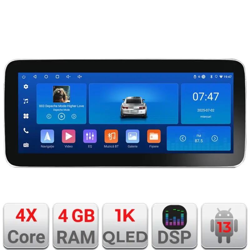 Noutate Navigație auto Renault Trafic Opel Vivaro Nissan Primastar 12.3 inch 4GB+64GB
