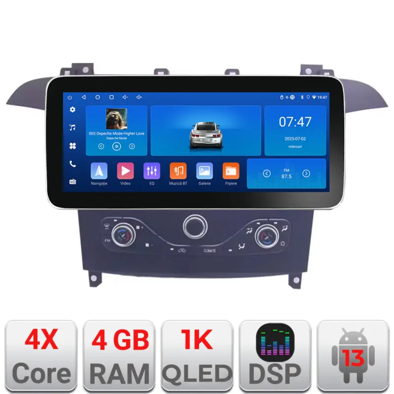 Popular Navigatie Ford S-Max 2006-2014, 12.3 inch, 4GB+64GB, CarPlay