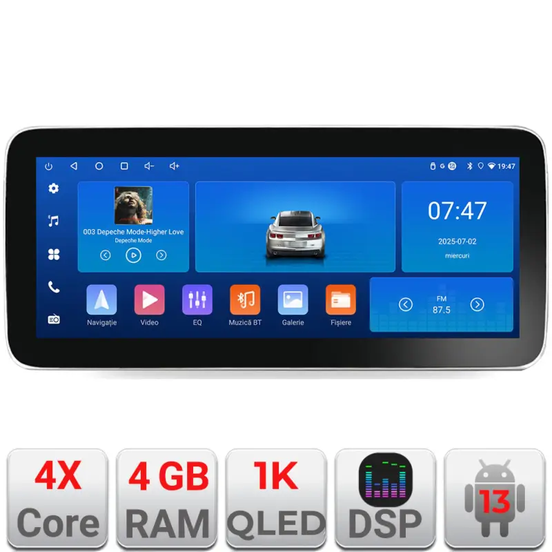Ofertă limitată Navigatie Android Suzuki SX4 2006-2013, 12.3 inch, 4GB RAM, 64GB