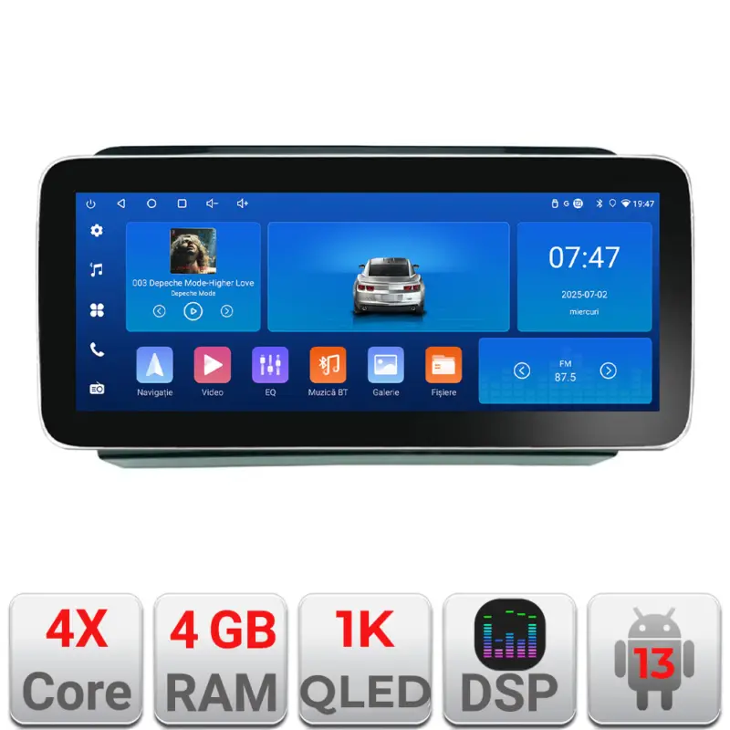 Popular Navigație auto VW 12.3 inch Android 13, 4GB RAM, 64GB, WiFi 5GHz
