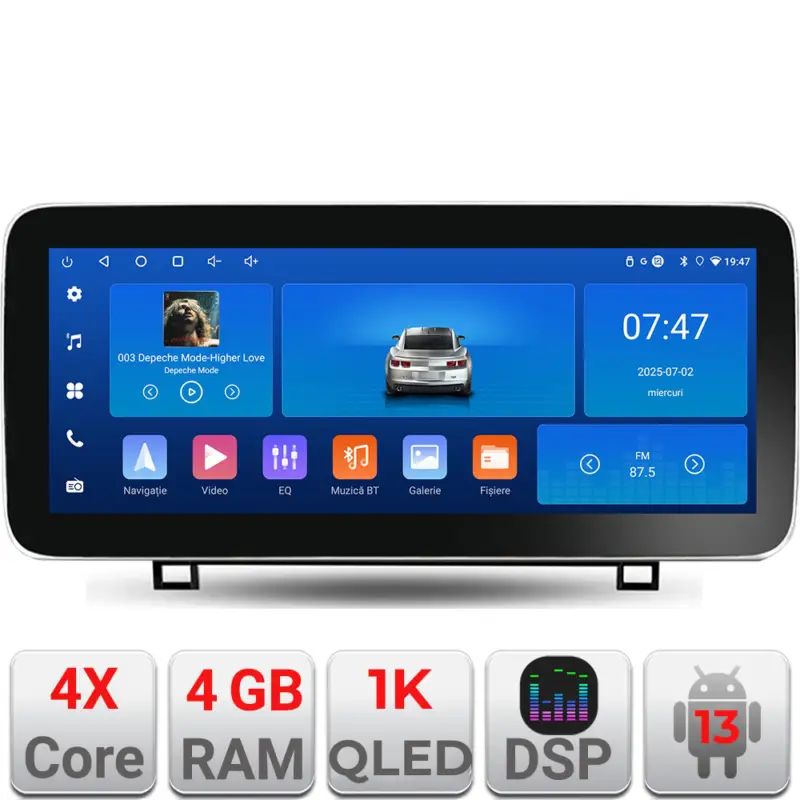 Navigatie Toyota Tundra 2007-2013 Edotec 12.3 inch Android 13 4GB+64GB Cumpărături sigure