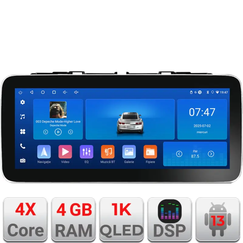 Navigație Android SsangYong Tivoli 2020+ 12.3 inch 4GB RAM 64GB Doar azi